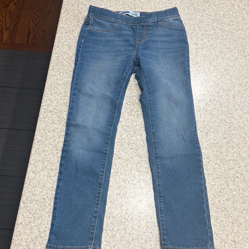 Old Navy skinny built tough pull on jeans size large 10-12